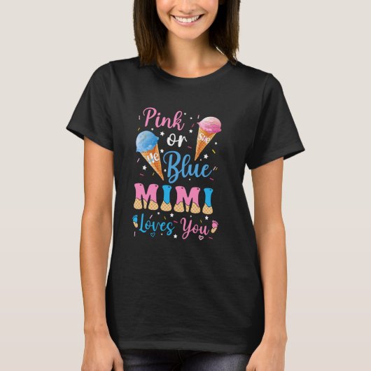 Whats The Scoop Gender Reveal Party Announcement M T-shirt (Voorkant)
