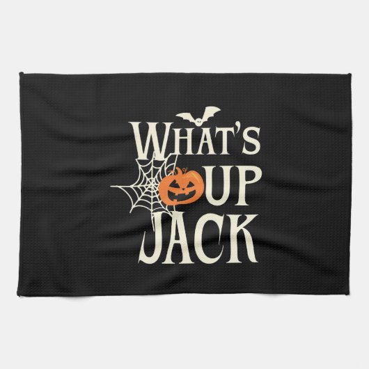 What's Up Jack Halloween Theedoek (Horizontaal)