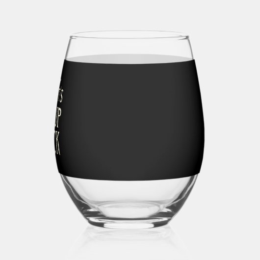 What's Up Jack Halloween Wijnglas Zonder Voet (Links)