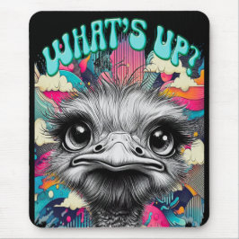 "Whats Up Ostrich" Gaming Mouse Pad Muismat