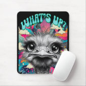 Whats Up? Ostrich - Mouse Pad Muismat (Met muis)