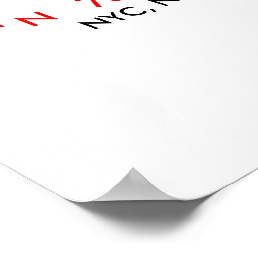 Whats Your Coordinates Poster (Hoek)