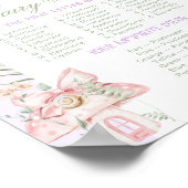 Whats your Fairy Name Whimsical Birthday game Poster (Hoek)