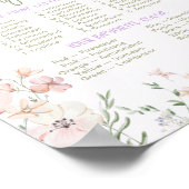 Whats your Fairy Name Whimsical Birthday game Poster (Hoek)