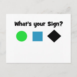 What's Your Sign? Briefkaart