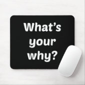 What's Your Why Insring Motivational Entrepreneur  Muismat (Met muis)