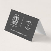 WhatsApp Community Channel QR Visitekaartje (Achterkant)