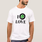 WhatsApp Fan Basic T-Shirt (Voorkant)