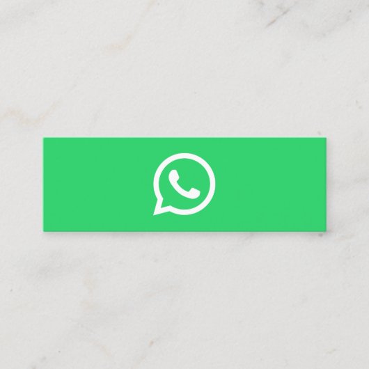 WhatsApp logo sociale media moderne trendy busines Contactkaartje (Voorkant)