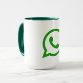 Whatsapp-Mok van hoge kwaliteit Mok (Voorkant links)