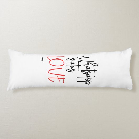 WHATSAPP STATUS HOUDEN. LICHAAMSKUSSEN (Voorkant)