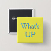 WhatsUP Bord Vierkante Button 5,1 Cm (Voorkant /achterkant)