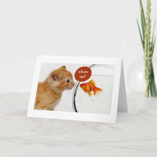 WHATZ UP-YOUR AGE-21st VERJAARDAG HUMOR Kaart (Voorkant)