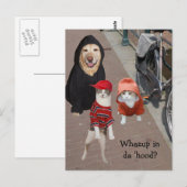 Whazup in de buurt? briefkaart (Voorkant / Achterkant)