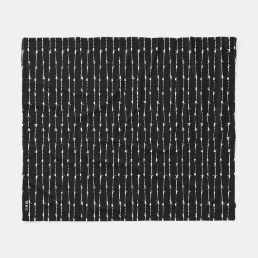WHC - Barbed Wire Fleece Blanket (Voorkant (Horizontaal))