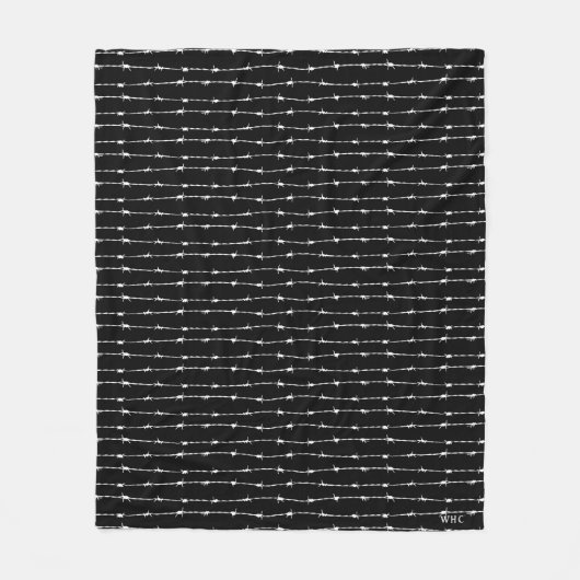 WHC - Barbed Wire Fleece Blanket Deken (Voorkant)