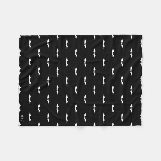 WHC - Bat Fleece Baby Blanket Deken (Voorkant (Horizontaal))