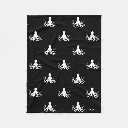 WHC - Octopus Fleece Baby Blanket Deken (Voorkant)