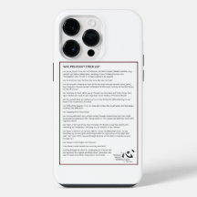 WHC Per-Vlucht Checklist Phone Case