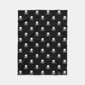 WHC - Skull Fleece Baby Blanket (Voorkant)