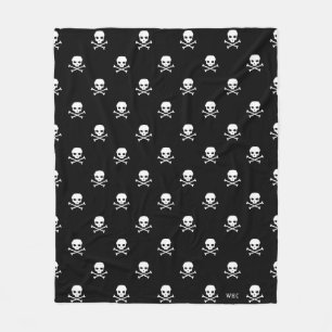WHC - Skull Fleece Blanket Deken