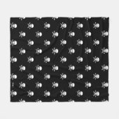 WHC - Skull Fleece Blanket Deken (Voorkant (Horizontaal))