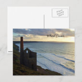Wheal Coates Mine Cornwall England Briefkaart (Voorkant / Achterkant)