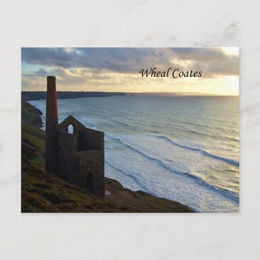Wheal Coates Mine Cornwall England Briefkaart (Voorkant)