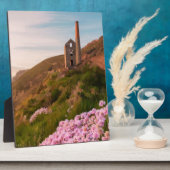 Wheal Coates tin mine, Cornwall England schilderij Fotoplaat (Zijkant)