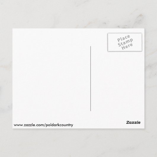 Wheal Peevor Mine Cornwall England Briefkaart (Achterkant)