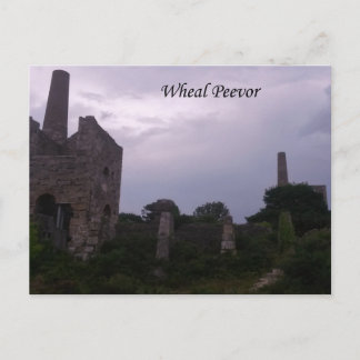 Wheal Peevor Mine Cornwall England Briefkaart