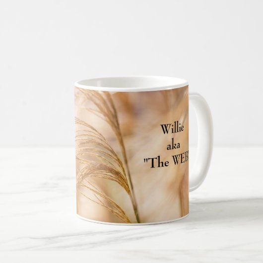 Wheat 11 oz Classic White Mok (Voorkant rechts)