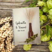 Wheat and Hops Brewery Wedding Guest Book Notitieboek