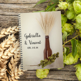 Wheat and Hops Brewery Wedding Guest Book Notitieboek