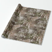 "WHEAT CAMO" CADEAUPAPIER (Uitgerold)