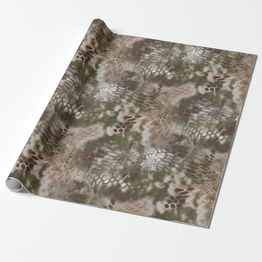 "WHEAT CAMO" CADEAUPAPIER (Uitgerold)