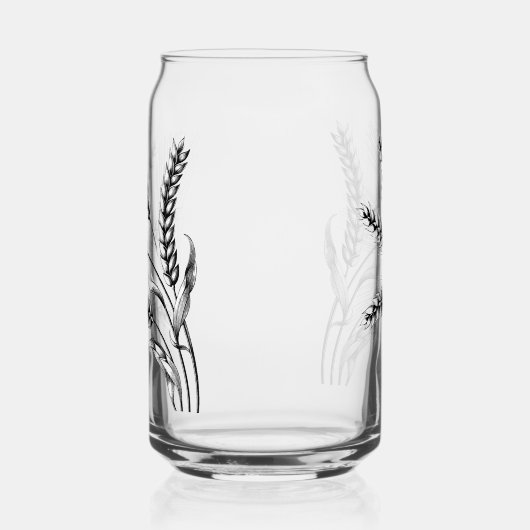 Wheat Ears Etched Wedding Glasses Blikvorm Glas (Links)