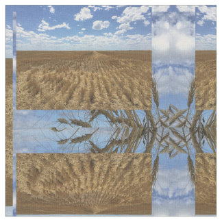 Wheat field and stock block Patroon fabric Stof