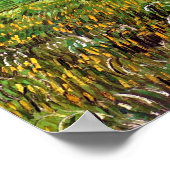 Wheat Field Auvers, White House Van Gogh Fine Art Poster (Hoek)