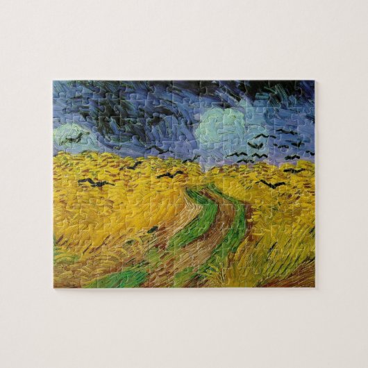 Wheat Field Crows Van Gogh Painting Art  Legpuzzel (Horizontaal)