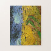 Wheat Field Crows Van Gogh Painting Art Legpuzzel (Verticaal)