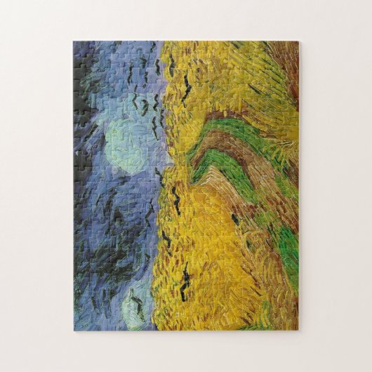 Wheat Field Crows Van Gogh Painting Art  Legpuzzel (Verticaal)