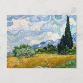 Wheat Field Cypresses Vincent van Gogh Briefkaart (Voorkant)