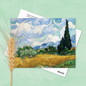 Wheat Field Cypresses Vincent van Gogh Briefkaart