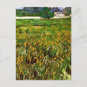 Wheat Field in Auvers door Vincent van Gogh Briefkaart