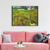 Wheat Field in Auvers door Vincent van Gogh Canvas Afdruk (Insitu (Woonkamer))