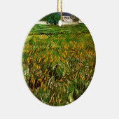 Wheat Field in Auvers door Vincent van Gogh Keramisch Ornament (Rechts)