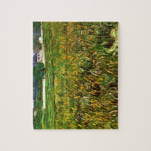 Wheat Field in Auvers door Vincent van Gogh Legpuzzel (Verticaal)