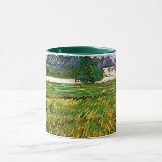 Wheat Field in Auvers door Vincent van Gogh Mok (Midden)