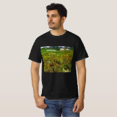 Wheat Field in Auvers door Vincent van Gogh T-shirt (Voorkant volledig)